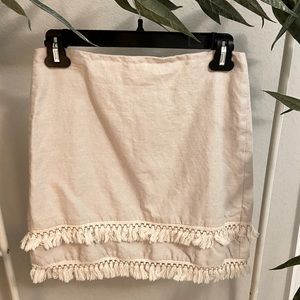 🔴SOLD🔴 Fringe mini skirt